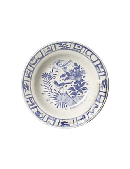 Set de 4 Platos Hondos Oiseau Bleu