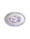 Platón Ovalado Oiseau Bleu
