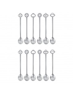 Set de 12 Cucharitas Oriental Living - Plateado