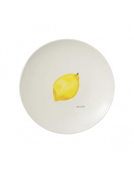 Set de 4 Platos de Postre Saisons - Frutas