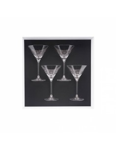 Set de 4 Copas de Martini Newport Twist