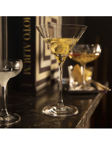 Set de 4 Copas de Martini Newport Twist
