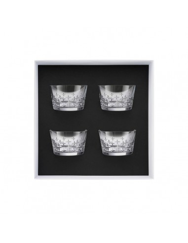 Set de 4 Vasos para Aperitivos Newport Twist