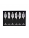 Set de 6 Copas de Champaña Newport Twist