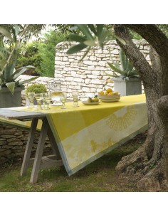Mantel Jardin D'Orient - Amarillo 2
