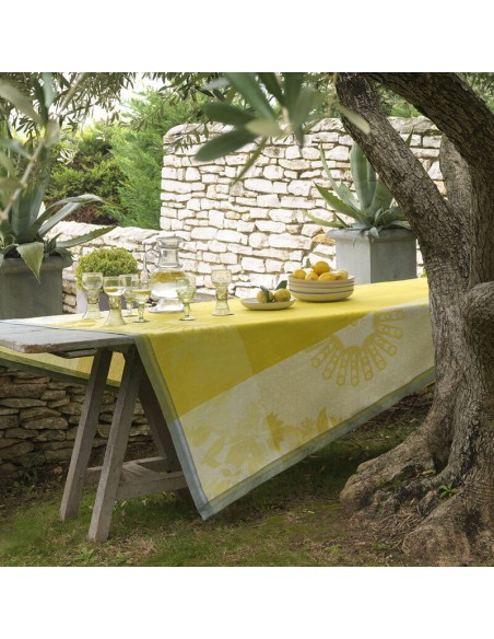 Mantel Jardin D'Orient - Amarillo