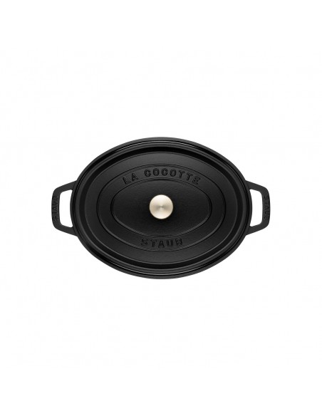 Olla Ovalada La Cocotte - Negra Mate