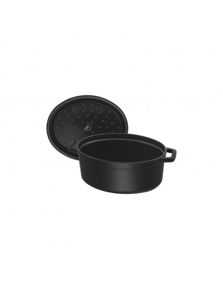 Olla Ovalada La Cocotte - Negra Mate