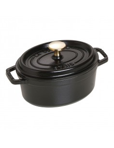 Olla Ovalada La Cocotte - Negra Mate