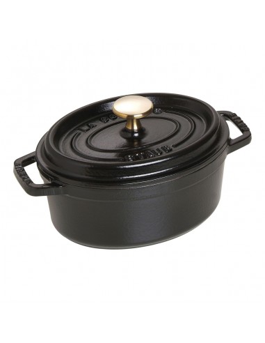Olla Ovalada La Cocotte - Negra Mate