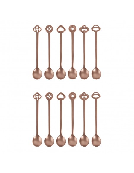 Set de 12 Cucharitas Oriental Living - Cobre