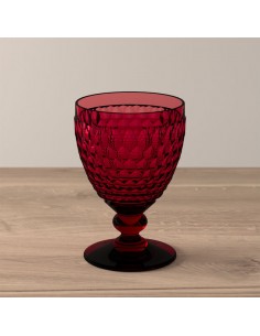 Set de 4 Copa de Vino Tinto Boston Rojo