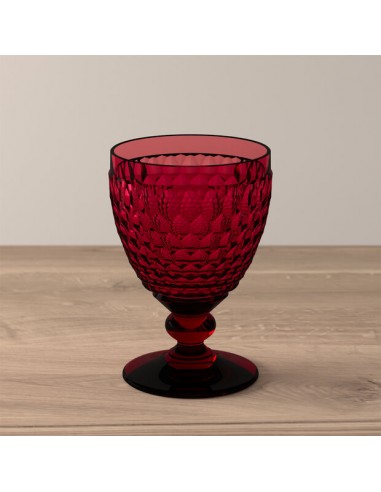 Set de 4 Copa de Vino Tinto Boston Rojo