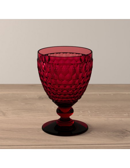 Set de 4 Copa de Vino Tinto Boston Rojo