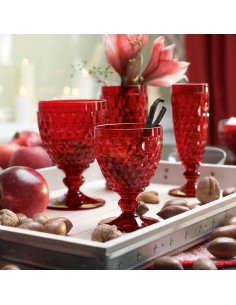 Set de 4 Copa de Vino Tinto Boston Rojo 2
