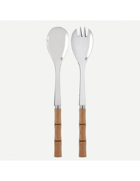 Set de Ensalada Bambú Prensada