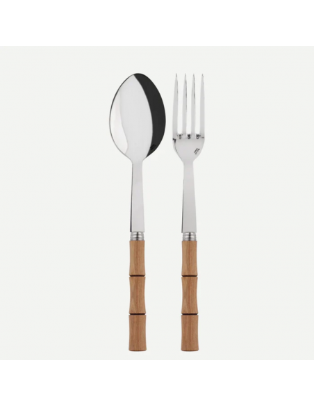 Set de 2 Piezas de Servir - Bambú Claro