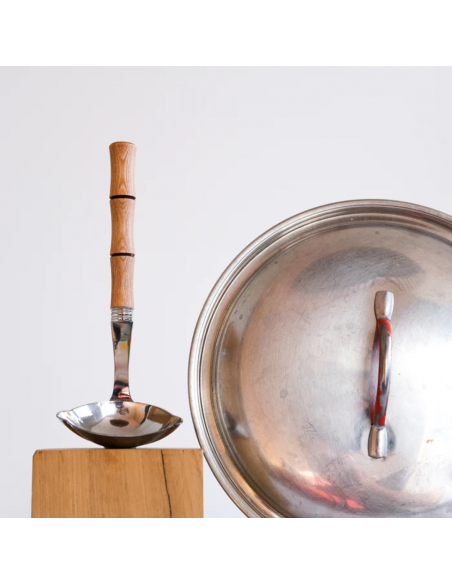 Cucharón para Salsa Bambú Prensada