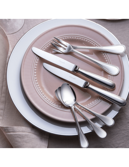 Set de 48 Cubiertos Perles - Plata