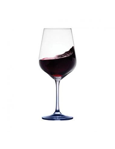 Set de 4 Copas de Vino Tinto Gianna - Azul