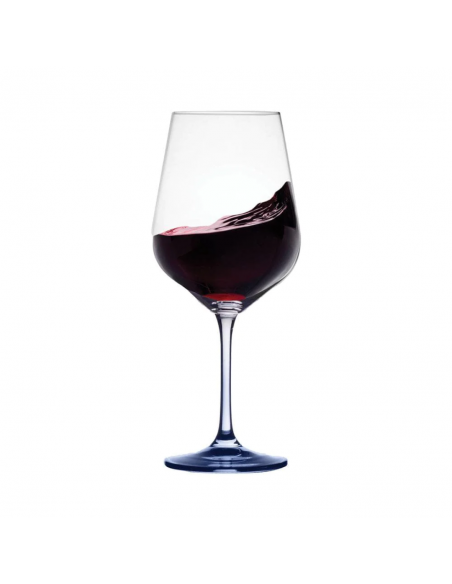 Set de 4 Copas de Vino Tinto Gianna - Azul