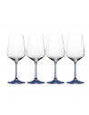 Set de 4 Copas de Vino Blanco Gianna - Azul