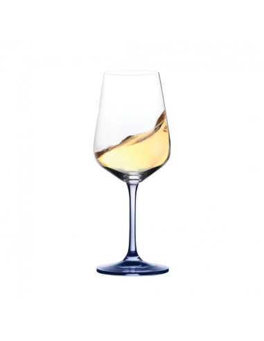Set de 4 Copas de Vino Blanco Gianna - Azul