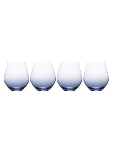 Set de 4 Vasos de Vino Gianna - Azul