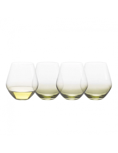 Set de 4 Vasos de Vino Gianna - Verde