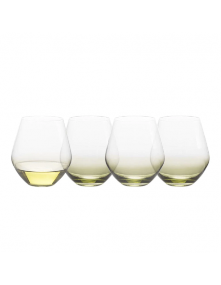 Set de 4 Vasos de Vino Gianna - Verde