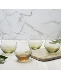 Set de 4 Vasos de Vino Gianna - Verde 2