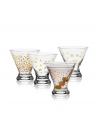 Set de 4 Vasos de Martini Party