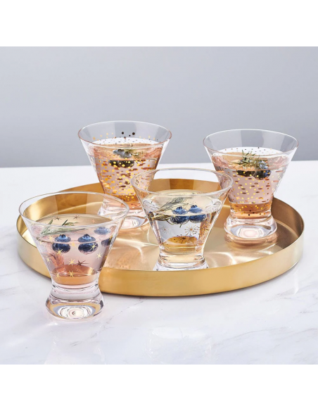 Set de 4 Vasos de Martini Party