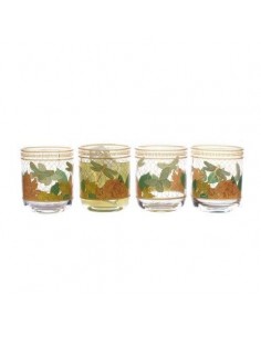 Set de 4 Vasos Cortos Vintage Vibe
