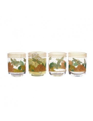 Set de 4 Vasos Cortos Vintage Vibe