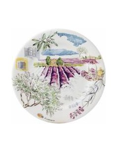 Set de 4 Platos de Postre Provence