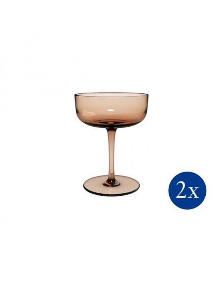 Set de 2 Copas de Champaña Like - Clay