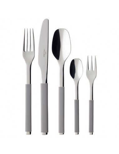 Set de 24 Cubiertos S+ Taupe