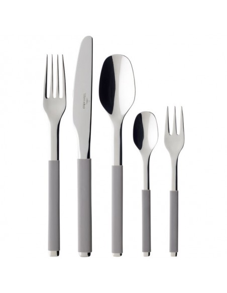 Set de 24 Cubiertos S+ Taupe