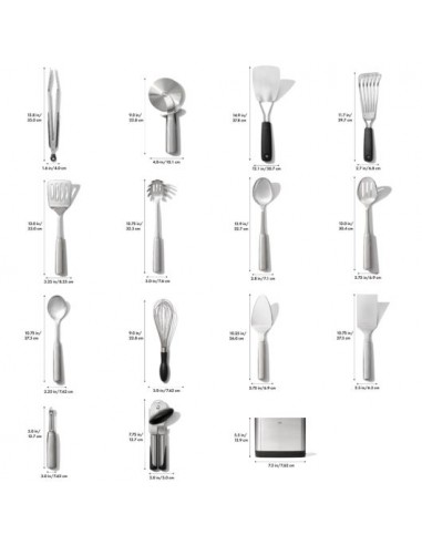 Set de 15 Cubiertos para Servir