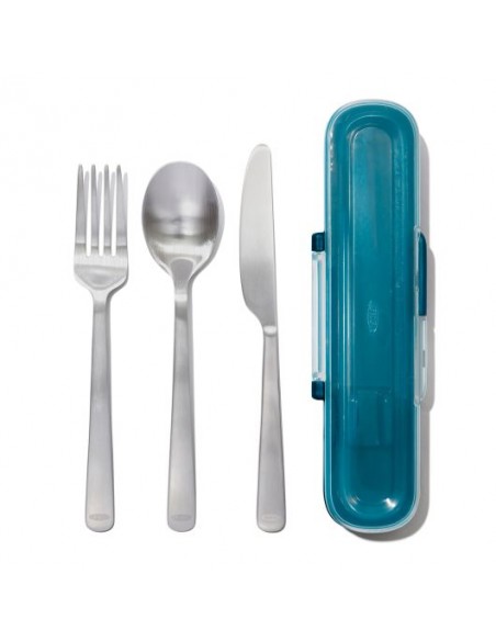 Set de 3 Cubiertos con Estuche