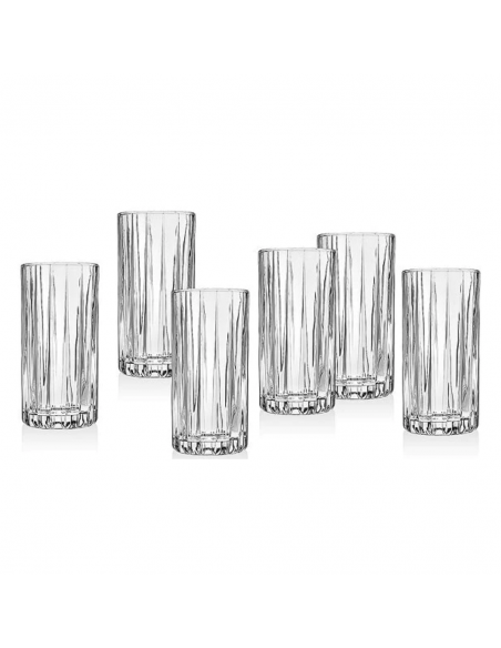 Set de 6 Vasos Highball Parallels