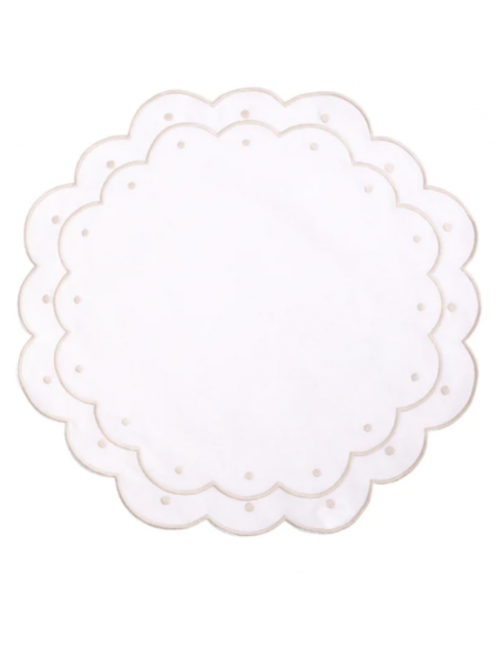 Individual Lunares - Beige