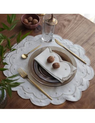Individual Lunares - Beige