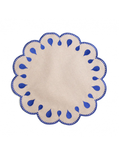 Individual de Gotas Azules