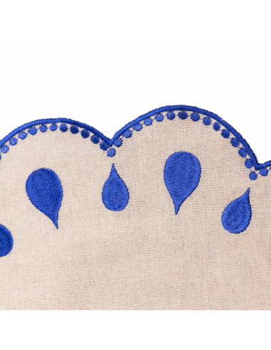 Individual de Gotas Azules