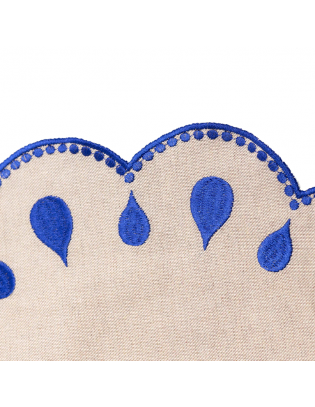 Individual de Gotas Azules