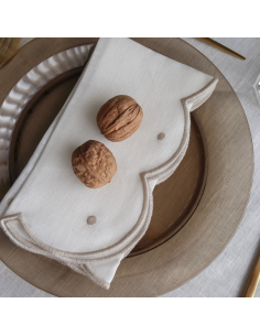 Servilleta Lunares - Beige 2