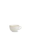 Taza y Platillo de Cappuccino Stonecast - Blanco
