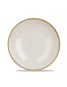 Plato Hondo Stonecast - Blanco